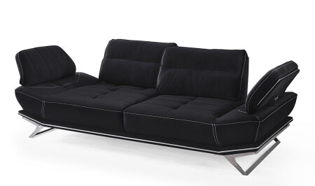 Clara Schwarzes Sofa - 9