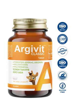 Classic L-arginin- Multivitamin- Multimineral Tablet 30 Adet - 3