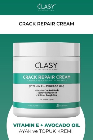 Clasy Çatlak Onarıcı Krem Crack Repair Cream 100 ml - 3