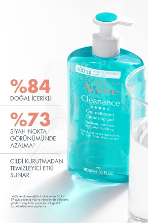 Cleanance Cleansing Gel Mattierendes Reinigungsgel für fettige und zu Akne neigende Haut 400 ml - 4