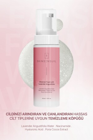 Cleanser Foam With Lavender Angustifolia Niacinamide Hyaluronic Acid Temizleme Köpüğü köpükk - 2