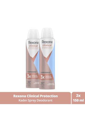 Clinical Protection Damenspray Deodorant Confidence 96 Stunden Schutz 150 ml X2 - 2