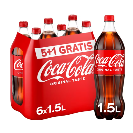 COCA COLA 1.5 L *PALLET ACTIE € 1.39* - 1