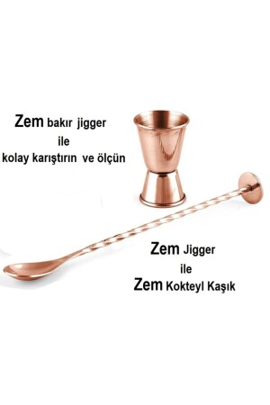 Cocktail-Barkeeper-Set Kupfer 500 ml ZEM. KBS. 00009 - 5