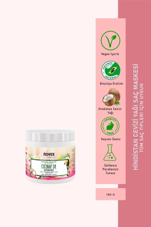 Coconut Oil - Besleyici Ve Kırılmaya Karşı Onarıcı Saç Maskesi 100g - 876120002893 - 1