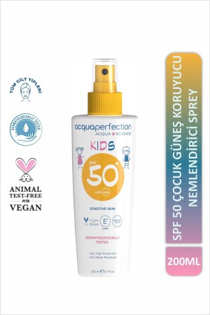 Çocuk Güneş Koruyucu Sprey Spf50 200ml Uva Uvb Koruması- Suya Dayanıklı- Leke Önleyici - 1