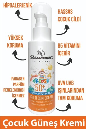 Çocuk Güneş Kremi 50ml Yüksek Koruma Leke Karşıtı 98 - 1