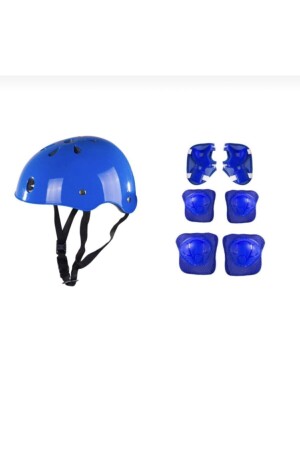 Çocuk Kask Dizlik Dirseklik Kemik Set 7 Parça Toprock010101001766 - 3