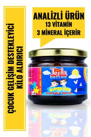 Çocuk Vitamin Katkılı Kilo - Aldırıcı Kids Kakaolu Macun 320 gr TJD-KIDSMCN-320GR - 3