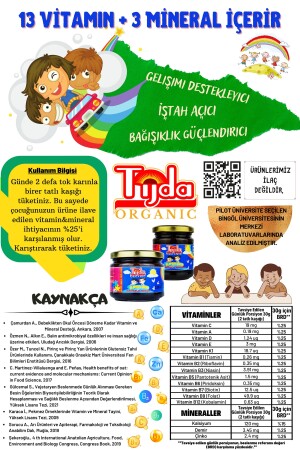 Çocuk Vitamin Katkılı Kilo - Aldırıcı Kids Kakaolu Macun 320 gr TJD-KIDSMCN-320GR - 10