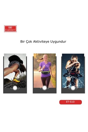 Çok Fonksiyonlu Fosforlu Su Geçirmez Spor Aktivite Koşu Bel Çantası - 7