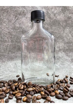 Coldbrew Şişesi Cam Şefaff Siyah Plastik Kapak (5 ADET) BNM001 - 1