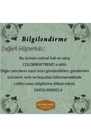 Coldbrew Şişesi Cam Şeffaf Şişe 6 Adet Suya Dayanıklı Özel Etiketli 200 ml Şişe Sızdırmaz Kapaklı MRT01 - 9