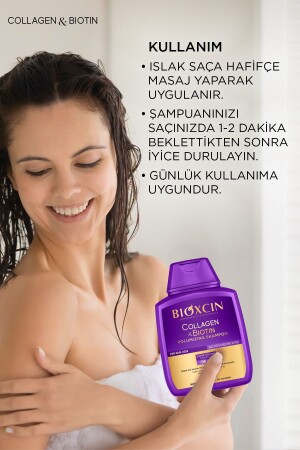 Collagen & Biotin Ekstra Hacim & Dolgunlaştırıcı Şampuan 300 Ml - 2 Li Avantaj Seti - 5