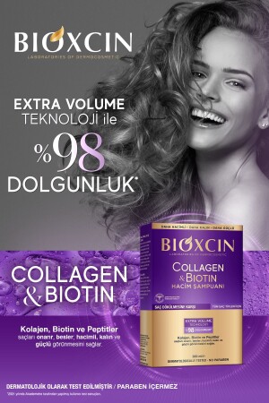 Collagen & Biotin Ekstra Hacim & Dolgunlaştırıcı Şampuan 300 Ml - 2 Li Avantaj Seti - 7