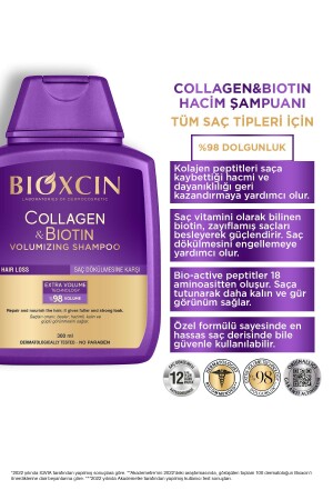 Collagen & Biotin Ekstra Hacim & Dolgunlaştırıcı Şampuan 300 Ml - 2 Li Avantaj Seti - 10