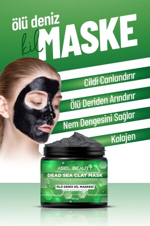 Collagen Ölüdeniz Clay Mask Anti-Akne und Mitesser 150 Gr - 2