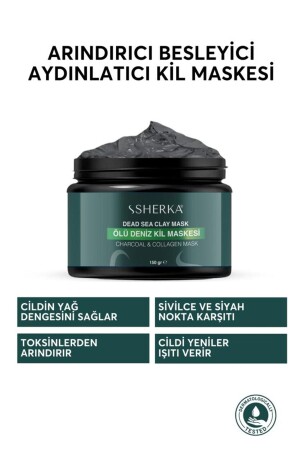 Collagen Ölüdeniz Clay Mask Entferner für Hautunreinheiten, Akne und Mitesser 150 gr - 3