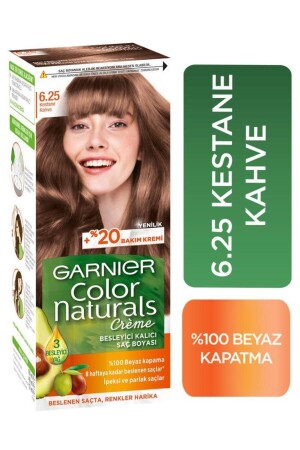 Color Naturals Haarfärbemittel 6. 25 Kastanienbraun - 2