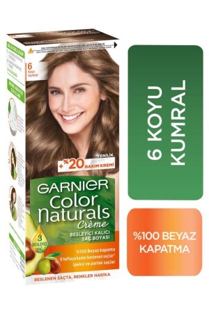 Color Naturals Saç Boyası 6 Koyu Kumral - 1