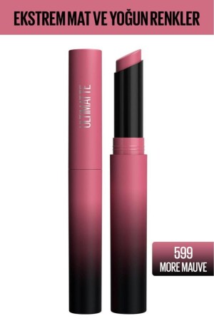 Color Sensational Ultimatte Matte Lippenstift – 599 More Mauve (ROSA) - 1