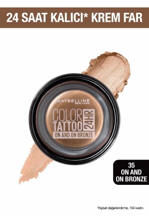 Color Tattoo 24H Lidschatten – 35 On And On Bronze – Bronze - 2