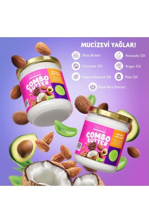 Combo Butter Güçlendirici & Onarıcı Anında Etkili Saç Bakım Yağı 190gr - 4