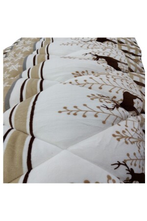 Comforter Çift Kişilik Yorgan Set Deer Bej - 6