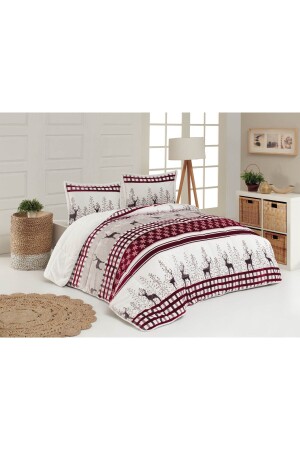 Comforter Çift Kişilik Yorgan Set Deer Gri - 1