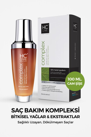 Complex Bitkisel Saç Bakım Kompleksi - 100 ml - 3