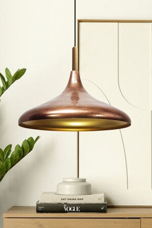 Copper Champion Einzel-Kronleuchter aus Holz, Hängelampe, Wohnzimmer, Küche, Café, Boutique-Lampe, Beleuchtung, Kronleuchter BMM2066A - 2