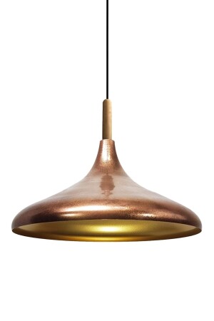 Copper Champion Einzel-Kronleuchter aus Holz, Hängelampe, Wohnzimmer, Küche, Café, Boutique-Lampe, Beleuchtung, Kronleuchter BMM2066A - 8