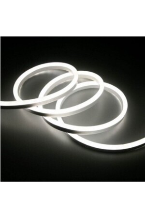 Copy - Flexibler Neon-LED-Streifen 3 Meter weiß + 220-Volt-Stecker - 2