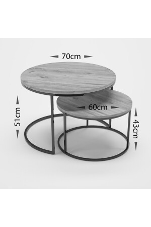 Couchtisch Double Lux Special Nussbaum RS001 - 5