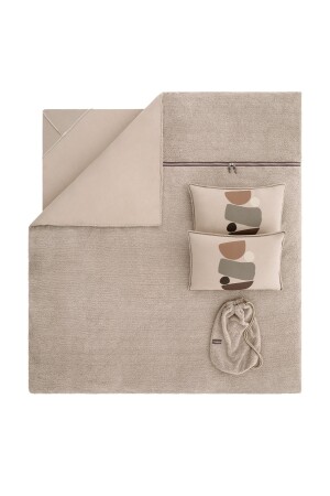 Coverme Stone Einzelbett-Bettbezug-Set – Beige YTSGRPIST-1536344 - 8