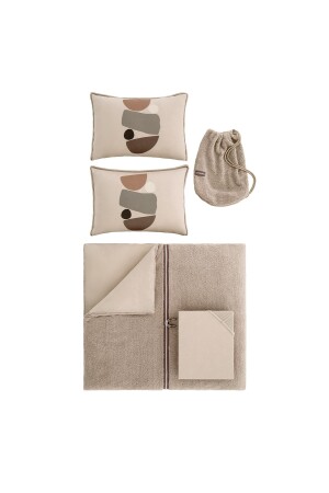 Coverme Stone Einzelbett-Bettbezug-Set – Beige YTSGRPIST-1536344 - 9