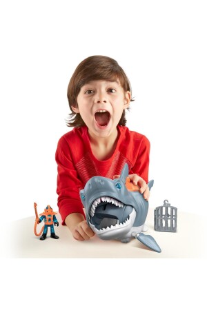 Crazy Shark Spielset – Figurenset mit realistischen Bewegungen – 11. 4×41. 3×17. 8C - 8