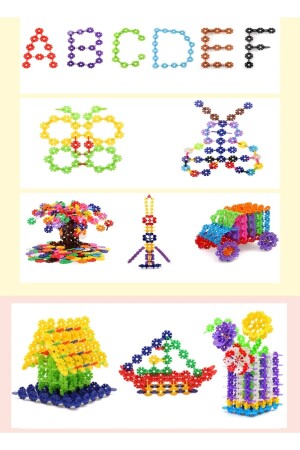 Creative Discs 200-teiliges Stem-Training-kompatibles, ineinandergreifendes Disc-Lernspielzeug-Set Vakuummolekül - 5