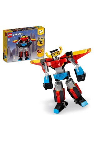 ® Creator 3 in 1 Super Robot 31124 – Spielzeug-Bauset für Kinder ab 7 Jahren (159 Teile) Bricksatis31124 - 2