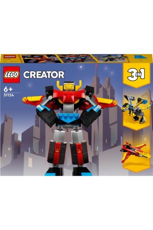 ® Creator 3 in 1 Super Robot 31124 – Spielzeug-Bauset für Kinder ab 7 Jahren (159 Teile) Bricksatis31124 - 4