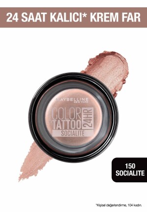 Creme-Lidschatten – Color Tattoo 24HR 150 Socialite 3600531581466 - 3