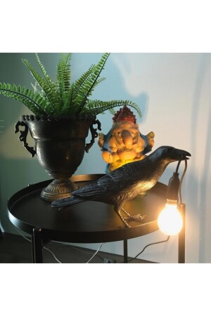 Crow Holding Lamp Lampshade Modern Lighting Led Light Decor krgnw - 7