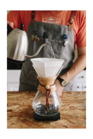 Cup Coffee Pot Cam Chemex Kahve Demleme Sürahi Karaf 800 ml 6 CK-800A - 1