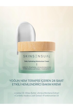 Daily Hydrating Moisturizer Cream Jojoba Oil Shea Butter 24 Saat Etkili Nemlendirici nemlendiricii - 1