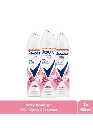 Damen-Deodorant-Spray Sexy Bouquet 72 Stunden ununterbrochener überlegener Schutz 150 ml X3 - 1