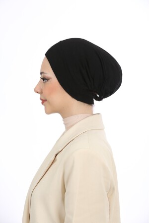 Damen-Hijab mit großem Volumen, praktischer, rutschfester Haube, die unter den Hals und das Kinn reicht - 7