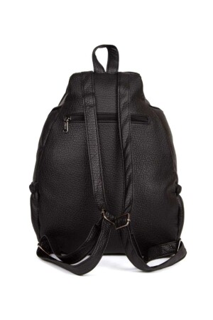 Damen-Rucksack aus veganem Leder, großes Volumen, Komfortmodell, 4 Fächer, Reiserucksack für den täglichen Gebrauch - 7