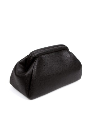 Damen-Trend-Clutch-Portfoliotasche aus schwarzem Leder - 4