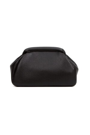 Damen-Trend-Clutch-Portfoliotasche aus schwarzem Leder - 3