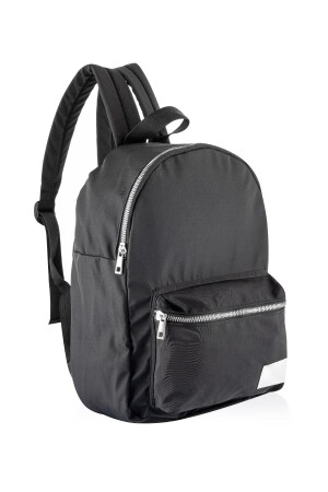 Damenrucksack Schultasche – Schwarz – Wasserdichter Stoff srt130 - 2